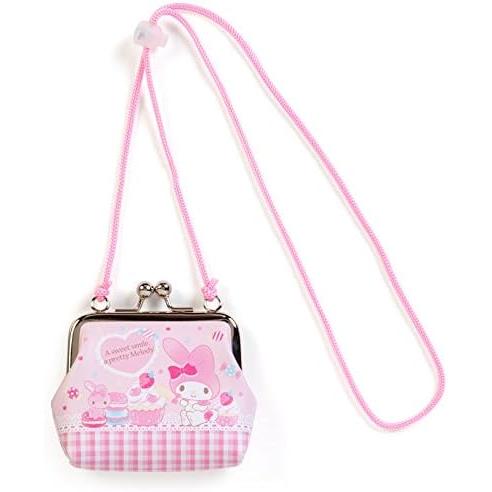 マイメロディ ロープ付きがま口コインケース 小銭入れ 子供用財布