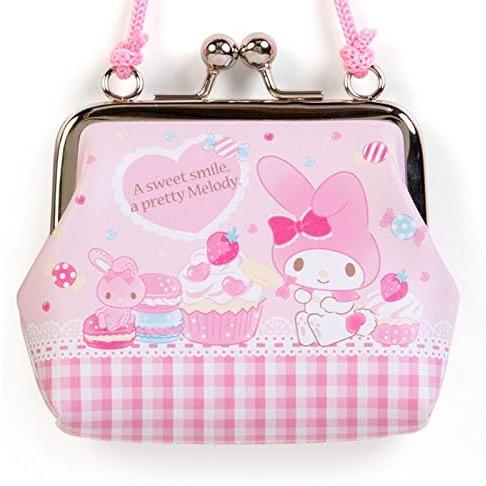 マイメロディ ロープ付きがま口コインケース 小銭入れ 子供用財布