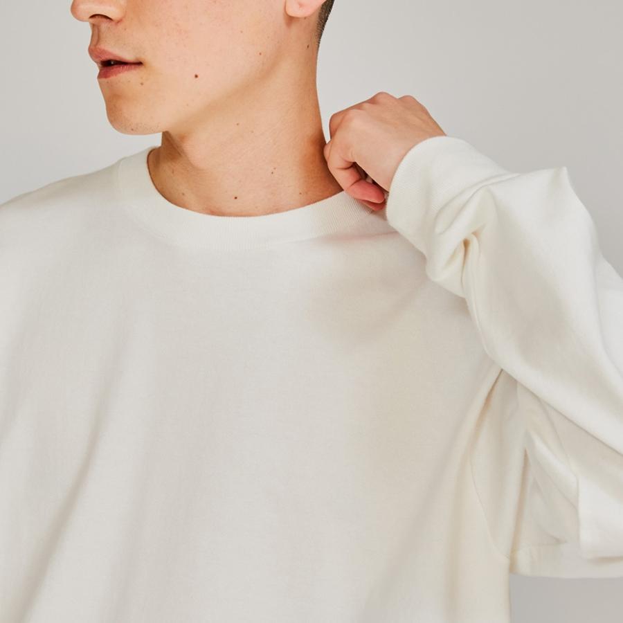 Hanes（ヘインズ） SHIRO クルーネック ロングスリーブ Tシャツ（1枚入
