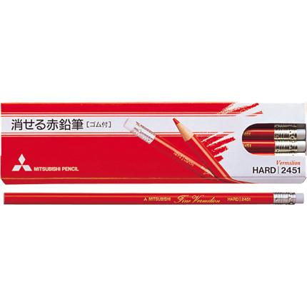 三菱鉛筆  赤鉛筆 2451 鉛筆・色鉛筆 K2451【送料無料】｜els