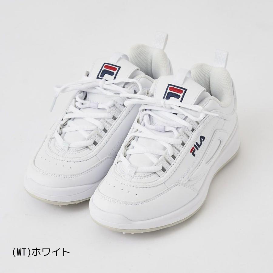 フィラ レディース ゴルフ シューズ DISRUPTOR 753-970 FILA GOLF 軽量 スパイクレス 女性 靴 送料無料｜els｜02