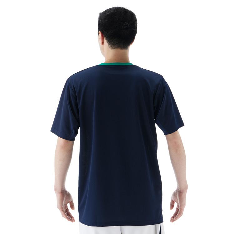 Tシャツ 半袖 トップス (メール便発送) ゲームシャツ ネイビーブルー