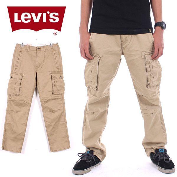 リーバイス Levi's カーゴパンツ カーキ(ベージュ) コットンチノパンツ levisdenim049Be LA ビーエルエー