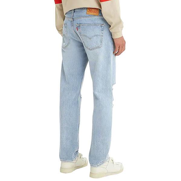 訳あり リーバイス Levi's 501 ジーンズ ダメージ クラッシュ デニム メンズ オリジナルフィット ボタンフライ ストレート ボトムス ワンウォッシュ USAライン｜elshaddai10202nd｜03