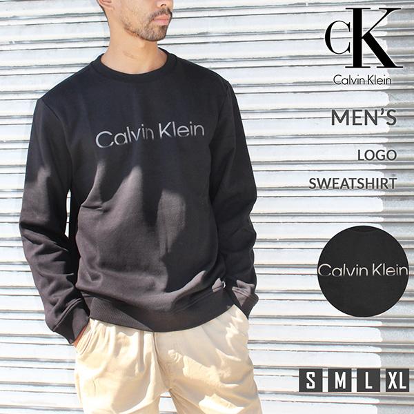 カルバンクライン CALVIN KLEIN トレーナー スウェット メンズ クルーネック ロゴ アメカジ コットン 長袖 裏起毛 コットン