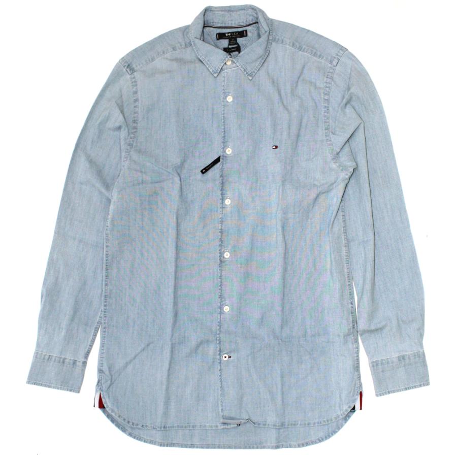トミーヒルフィガー Tommy Hilfiger メンズ デニム シャツ カジュアルシャツ ロゴ フラッグ 長袖 アメカジ ファッション トップス Tommy Top024 El Shaddai 通販 Yahoo ショッピング