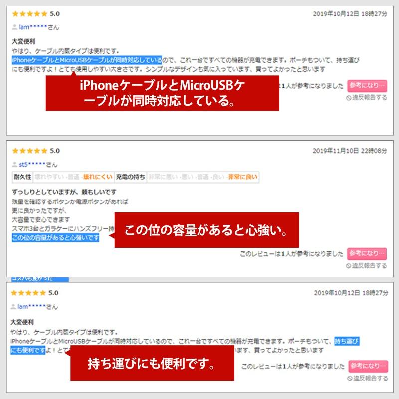 モバイルバッテリー mah 大容量 ケーブル内蔵 充電 放電一体ケーブル スマホ充電器 二台同時充電 携帯充電器 Led残量表示 小型 コンパクト 持ち運び D85 D85 Lcsriya 通販 Yahoo ショッピング