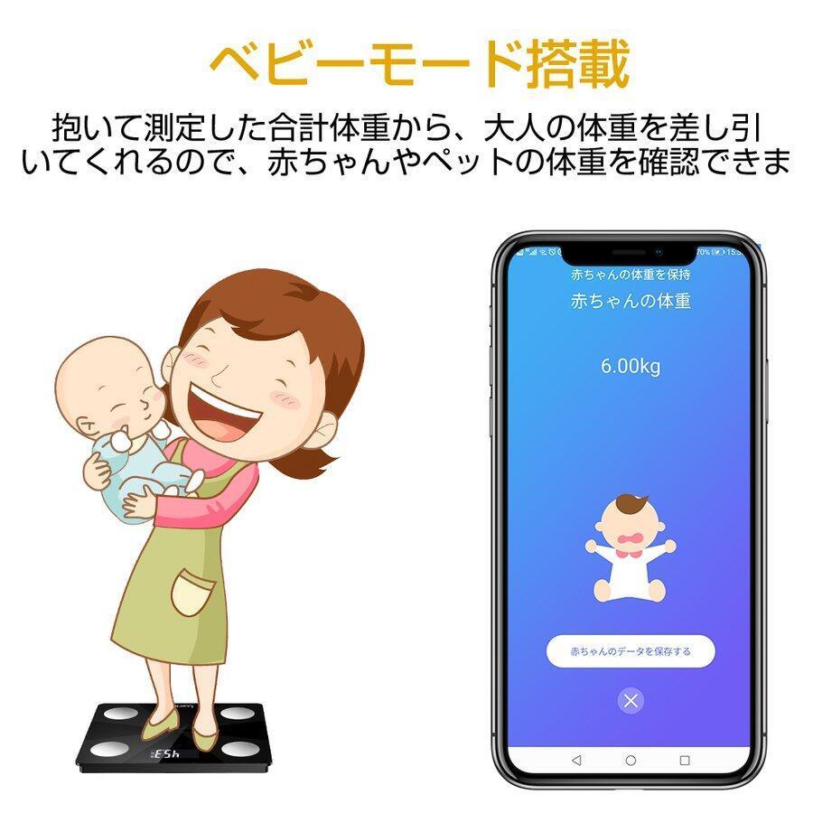 体重計 体組成計 項目測定 Bluetoothスマホ連動 体脂肪計 Lcd 高精度 体脂肪率 基礎代謝量 Bmi値 体内水分 測定 健康管理 Lc10 Lc10 1 Lcsriya 通販 Yahoo ショッピング