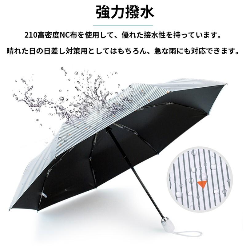 折りたたみ傘 日傘 自動開閉 uvカット 晴雨兼用 遮光 遮熱 耐風 撥水 