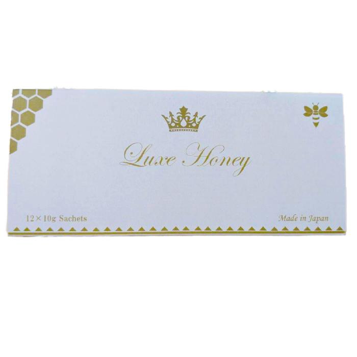【ラグズハニー】 Luxe Honey ハチミツ VIP12袋 蜂蜜 マカ ロイヤルゼリー 亜鉛 高麗人参 水なしチャージ（10g分×12本入り）オタネニンジン ロイヤルハニー VIP｜えるそるダイレクト