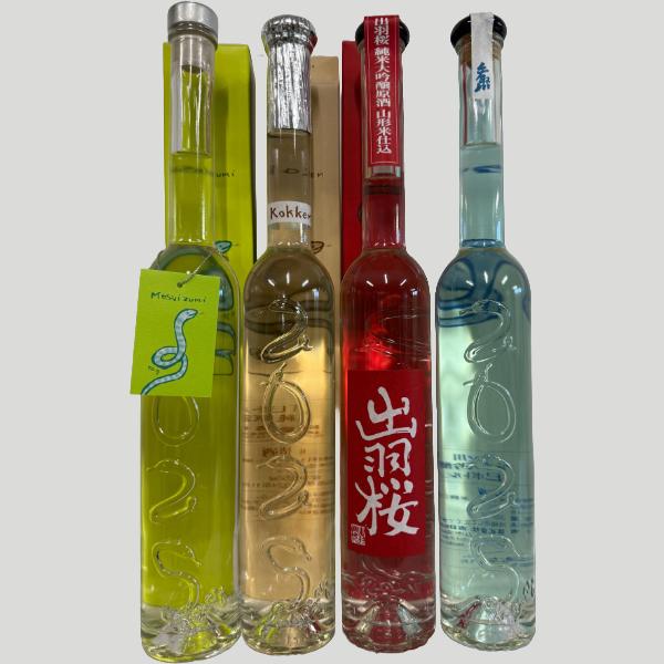 出羽桜 満寿泉 手取川 国権 干支ボトル 2025 巳 720ml×4本セット