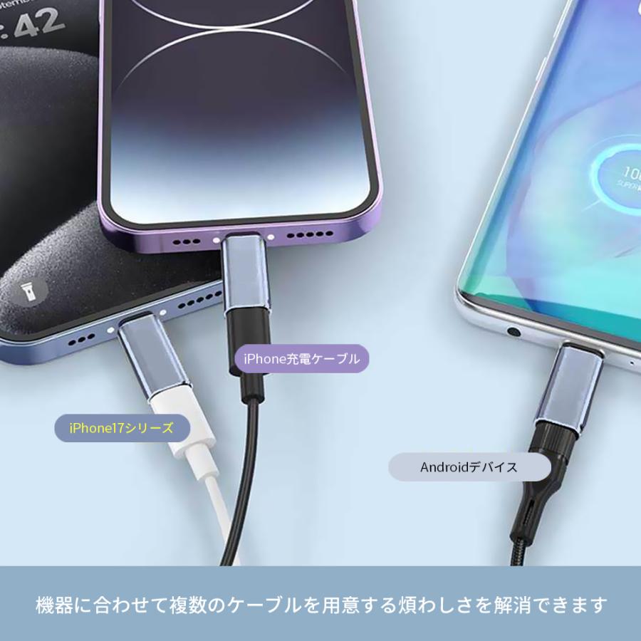 ライトニング タイプC 変換 ライトニングからタイプC変換 Lightning USB Type-C Cタイプ iPhone LightningからタイプC USBC |  | 09