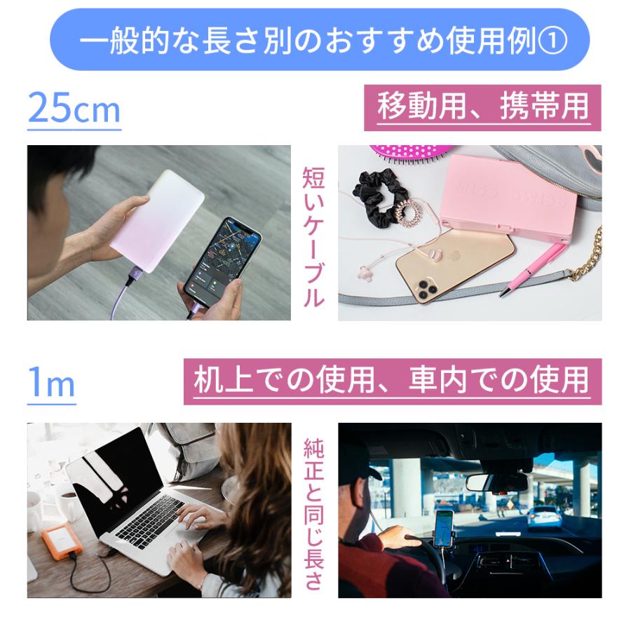 ELUK iPhone 充電ケーブル 2m アイホン 充電器 USB ケーブル