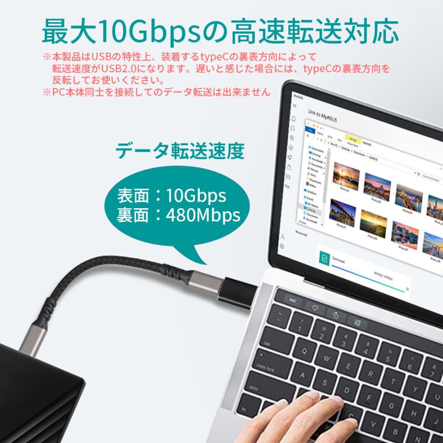 タイプC 変換アダプタ USB Type-C 変換 タイプA TypeC USBからタイプC変換 TypeA USB A C USB変換アダプタ Type C メス | ELUK | 07
