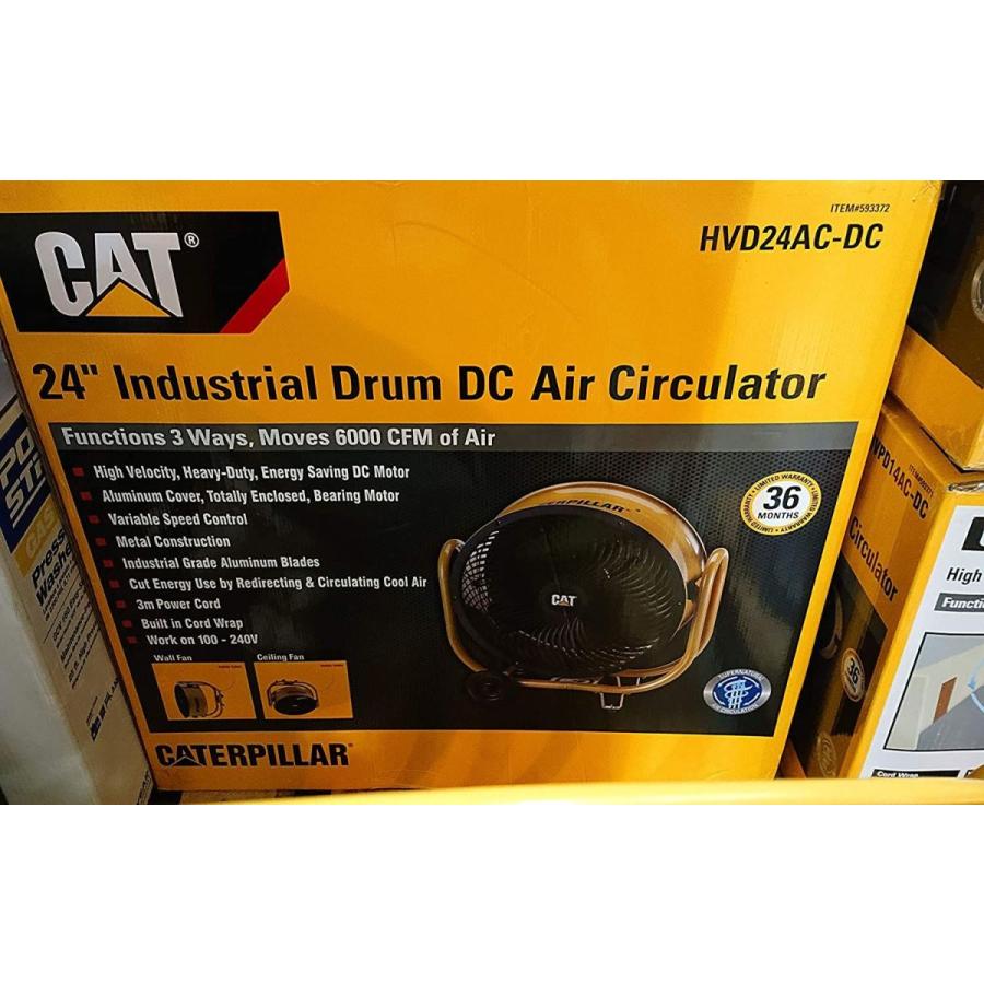 CATERPILLAR 24インチ エアーサーキュレーター DCモーター/100-240V/50/60HZ CAT INDUSTRIAL F CAT CATERPILLAR INDUSTRIAL F 24インチ DCモーター/100-240V/50/60HZ エアーサーキュレーター