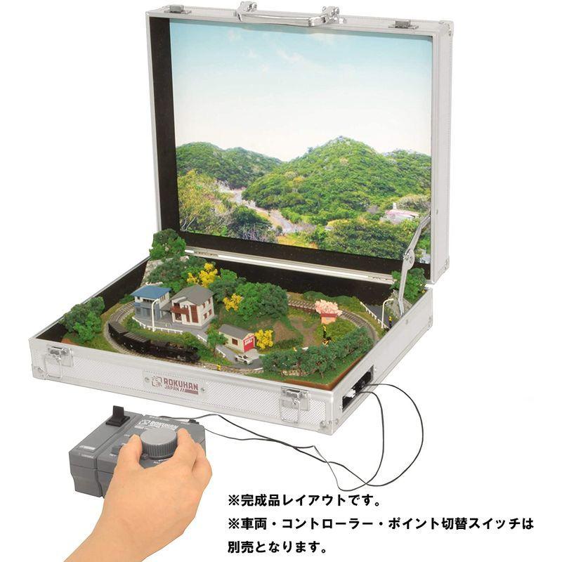 ロクハン Zゲージ ミニトランクレイアウト 高台タイプ S064-1 鉄道模型用品