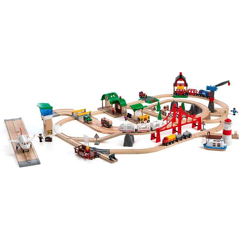BRIO WORLD ワールドデラックスセット 33766     商品情報    HOゲージの路面電車【商品名】　BRIO WORLD ワールドデラックスセット 33766 【商品説明】　