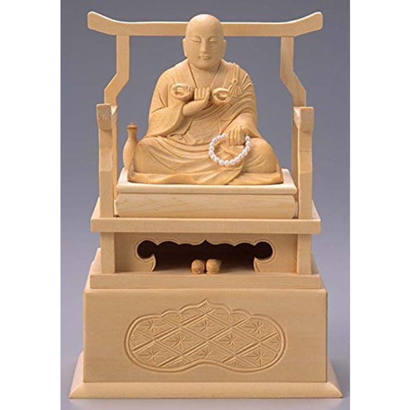 仏像 弘法大師(桧/ヒノキ) 2.5寸 新作商品通販 楽器、手芸