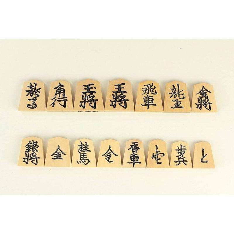 サービスサービス新榧将棋盤30号(3寸)将棋駒 駒台セット本つげ上彫