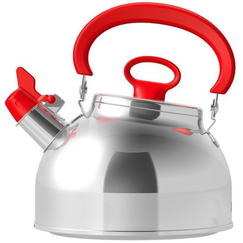 日本超特価 やかん おしゃれ Ih対応 日本製 フィーカステンレスハーモニカケトル 2 3l レッド 笛吹き かわいいやかん 安い 買取 Www Superavila Com