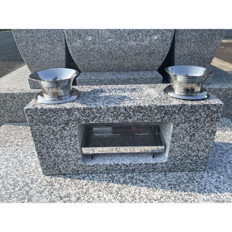 超特価sale開催 お盆準備 お墓用 ステンレスの花筒 線香皿付き 高級白御影石製 その他 Www Flighttime Com