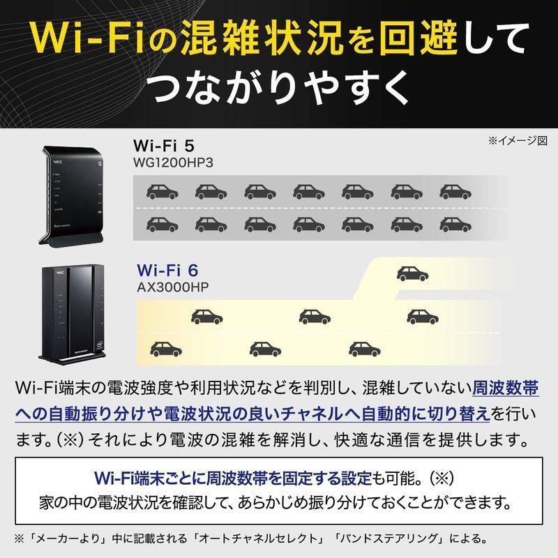 NEC 無線LAN WiFi ルーター Wi-Fi 6(11ax)/AX3000 Atermシリーズ 2ストリーム (5GHz帯 / 2.4 無線LAN WiFi ルーター Wi Fi 11ax /AX3000 Atermシリーズ 2ストリーム 5GHz帯