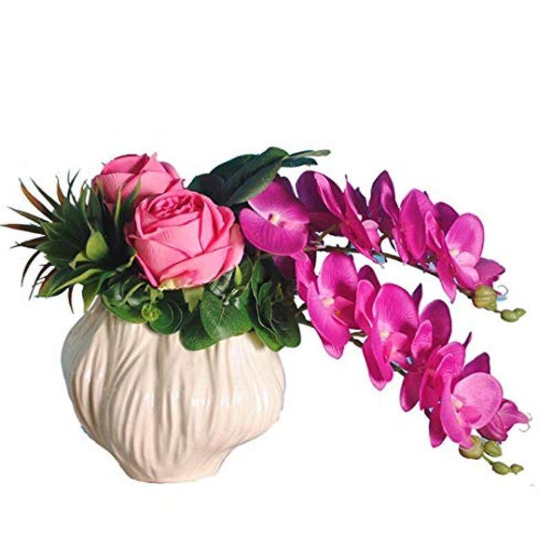 大人気新品 胡蝶蘭造花と花瓶セット savingssafari.com