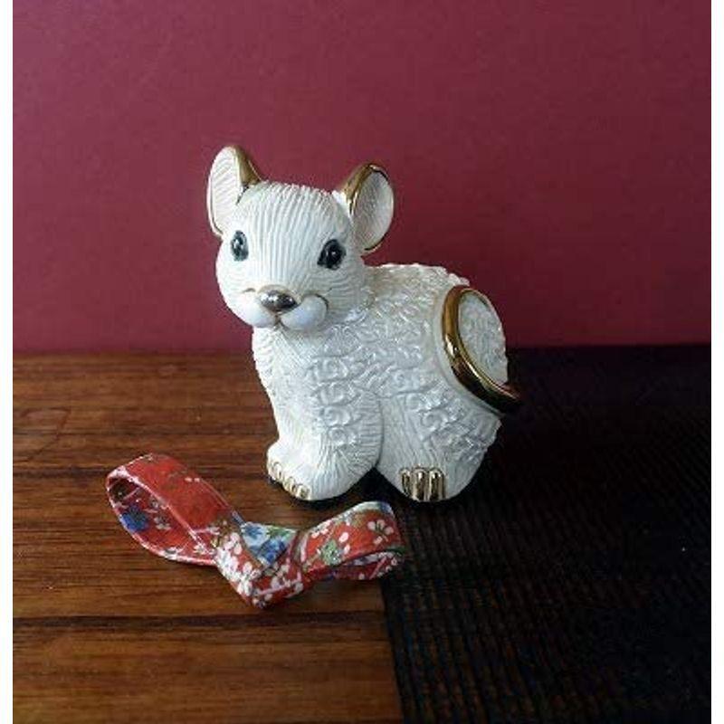 リンコナダ 白いネズミ子供 F423w 動物 陶器 置物 鼠 ねずみ ネズミ 干支 十二支 001 えるみストア 通販 Yahoo ショッピング