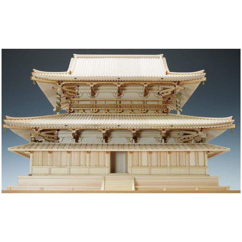 ウッディジョー 1/75 法隆寺 金堂 木製模型 組み立てキット