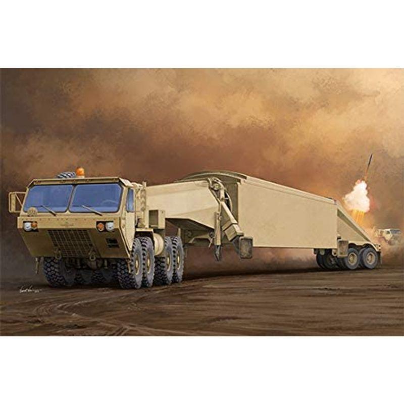 トランペッター 1/35 HEMTT M983トラクター&TPY-2 Xバンドレーダー プラモデル 01059 HEMTT M983トラクター&TPY Xバンドレーダー プラモデル トランペッター 1/35