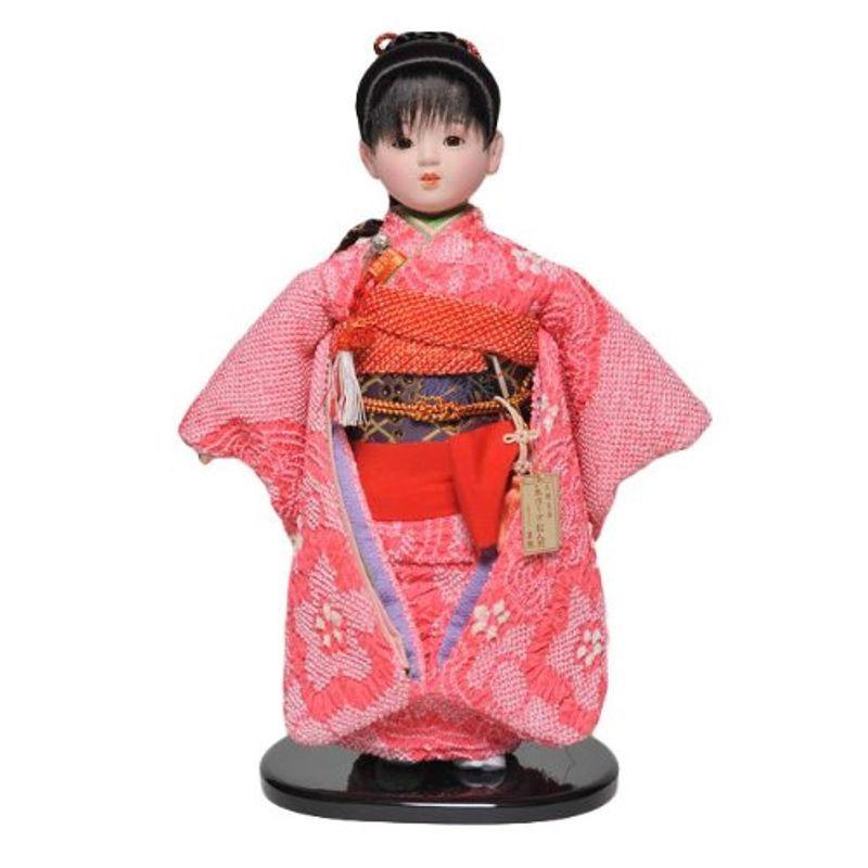 女性が喜ぶ ひな人形浮世人形 正絹鹿の子絞り衣裳大正ロマン翠華作 市松人形13号市松人形 人形 Kalvarijoskc Lt