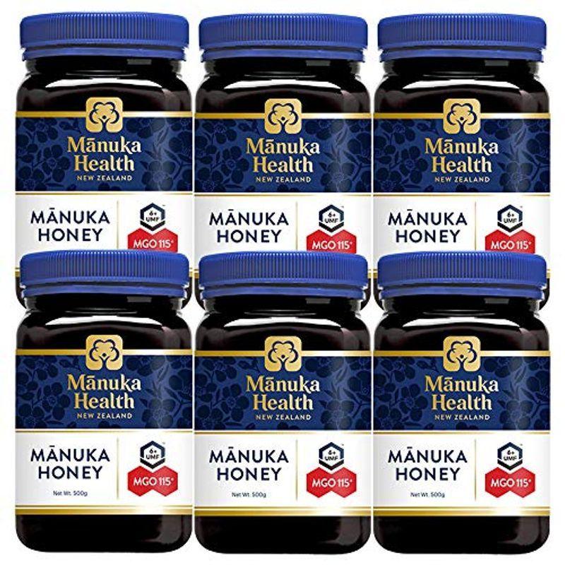 マヌカハニー Mgo115 Umf6 500g5 1個 計6個 セット はちみつ Jlrmetropool Be