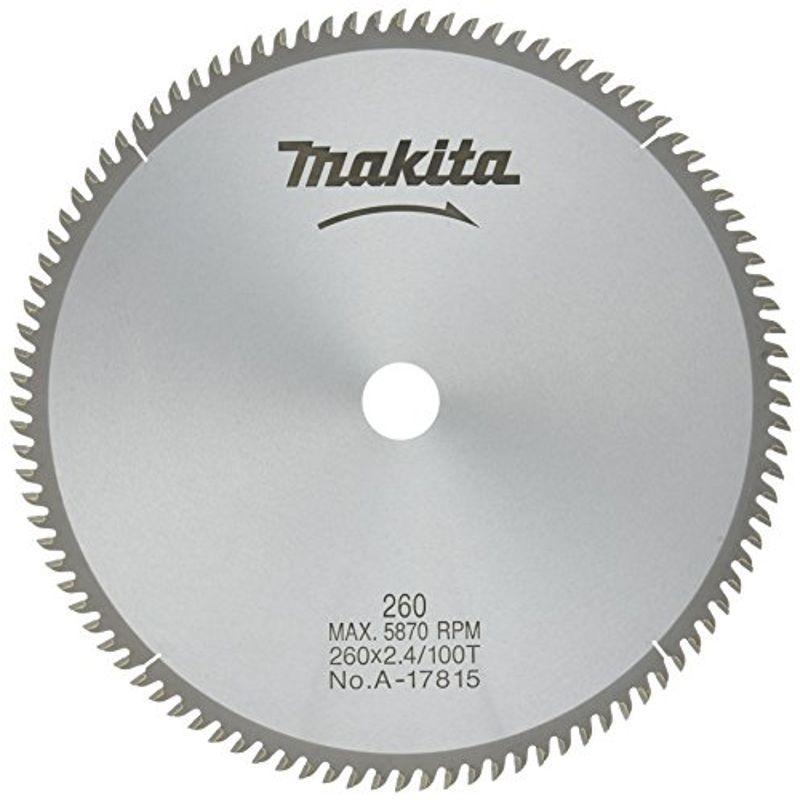高品質 マキタ(Makita) チップソー ダブルスリット 外径260mm 刃数100T 一般木材用(卓上マルノコ) A-17815 その他電動工具