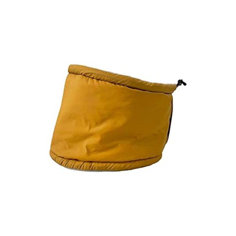 Off プテラゴン マスタードイエロー グレー ネックウォーマー グラフェン 保温 調整紐 首もと かっこいい スマート おしゃれ ノーベル受賞素材 財布 帽子 ファッション小物 Aliuminium Lt