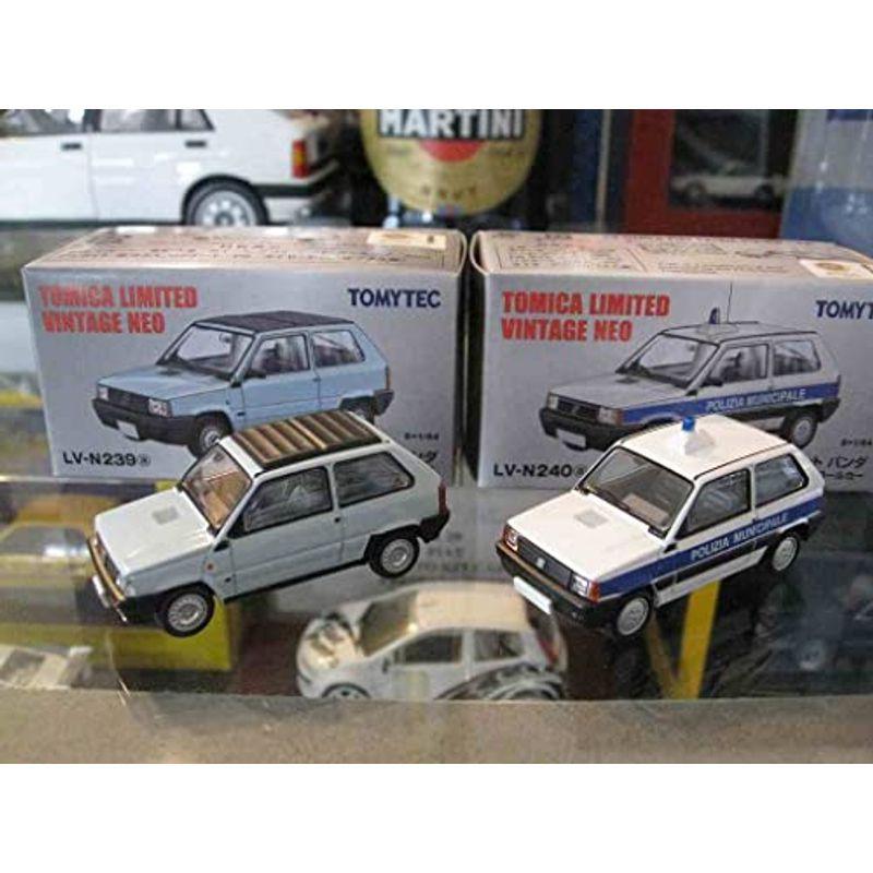 NewトミカヴィンテージFIATフィアットパンダ2台set（水色/パトロールカー） 水色/パトロールカー