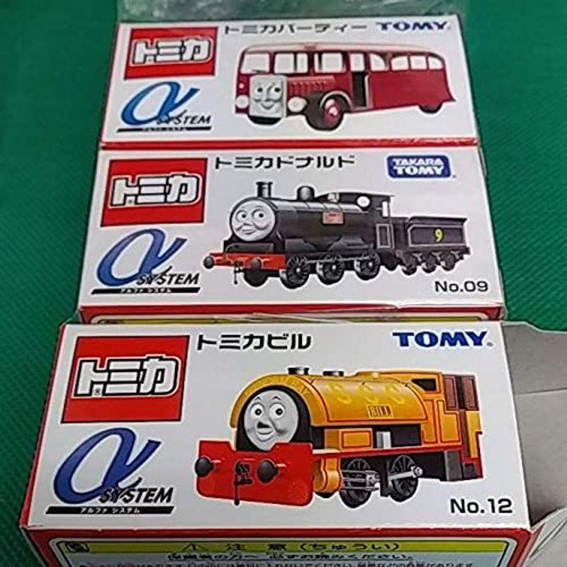 トミカ Aアルファシステム 機関車トーマス ドナルド 芸能人 タレント 他３台セット Aアルファシステム 機関