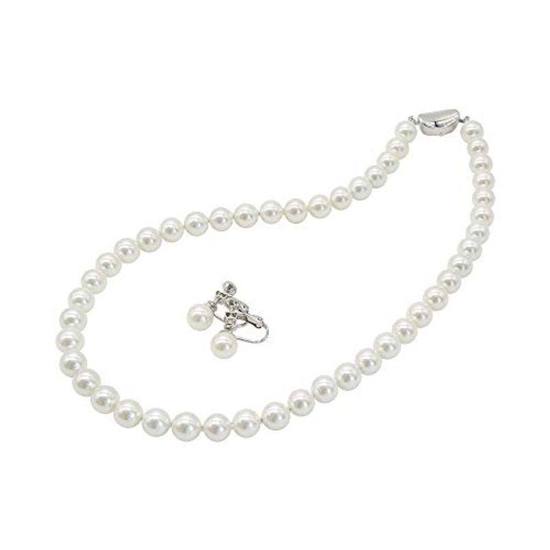 腕時計 アクセサリー 再追加販売 Sakuya パールネックレス 8mm 40cm イヤリングセット ホワイト 冠婚葬祭 結婚式 パーティー 花珠級貝パール Art Set Ql0qxbvt42 Baltihouse Com Au