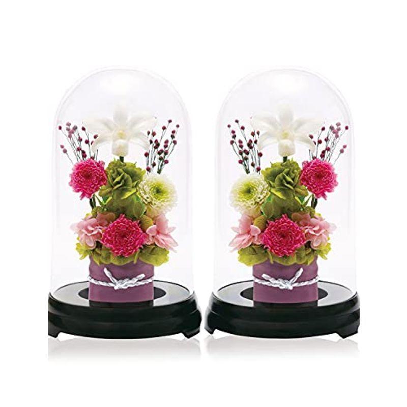 直売公式店 Lilys Pice リリスエピス プリザーブドフラワー 仏花 お供え花 ミニサイズ メモリアルスペースに 日本製 ピンク 華やぎ 左右 大阪販売 Miracleleaffl Com