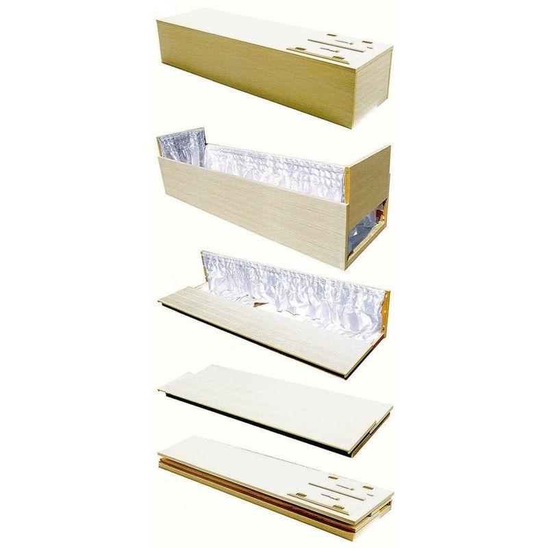 棺 平棺 折りたたみ式 布団付 直葬 家族葬 適 折りたたみ式 平棺 布団付 直葬 家族葬