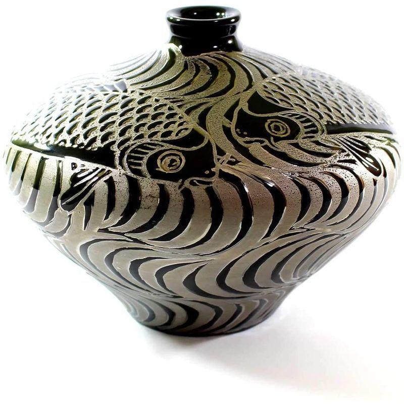 夫婦鯉の飾り絵皿