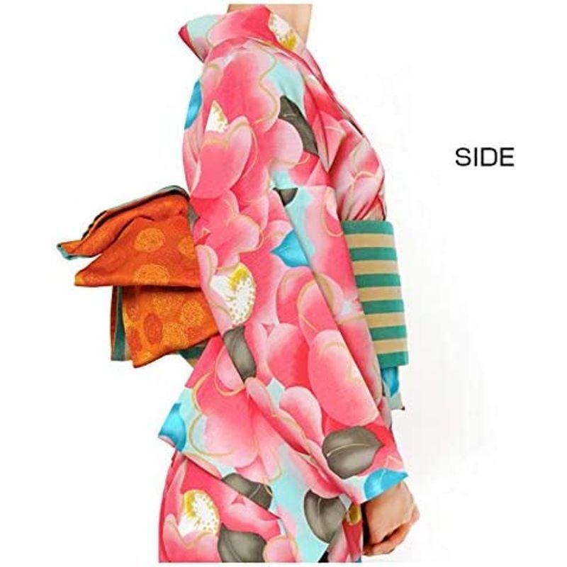 新作随時アップ中 dear-japan 浴衣 セオアルファ 和風館 椿 花 ピンク