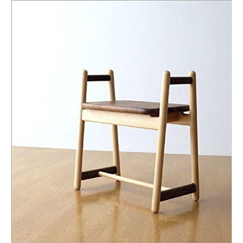 スツール 木製 玄関 椅子 手すり付き アシスト スツール map9775 スツール アシスト 木製 玄関 椅子 手すり付き map9775