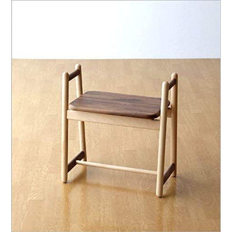 スツール 木製 玄関 椅子 手すり付き アシスト スツール map9775 スツール アシスト 木製 玄関 椅子 手すり付き map9775