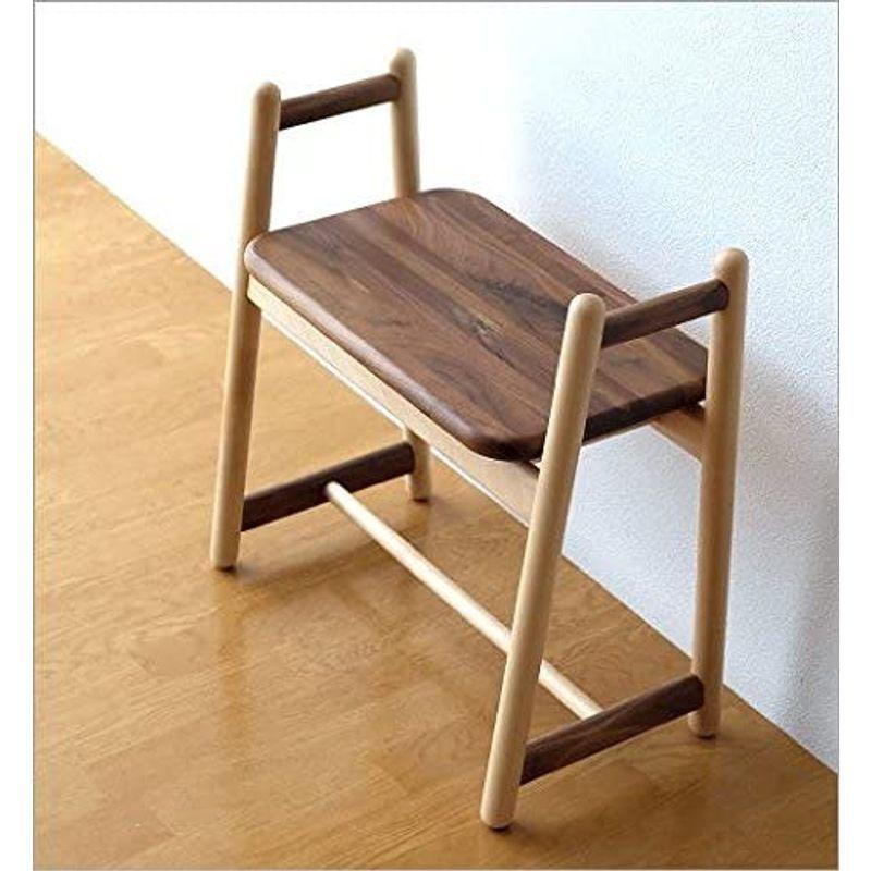 スツール 木製 玄関 椅子 手すり付き アシスト スツール map9775 スツール アシスト 木製 玄関 椅子 手すり付き map9775