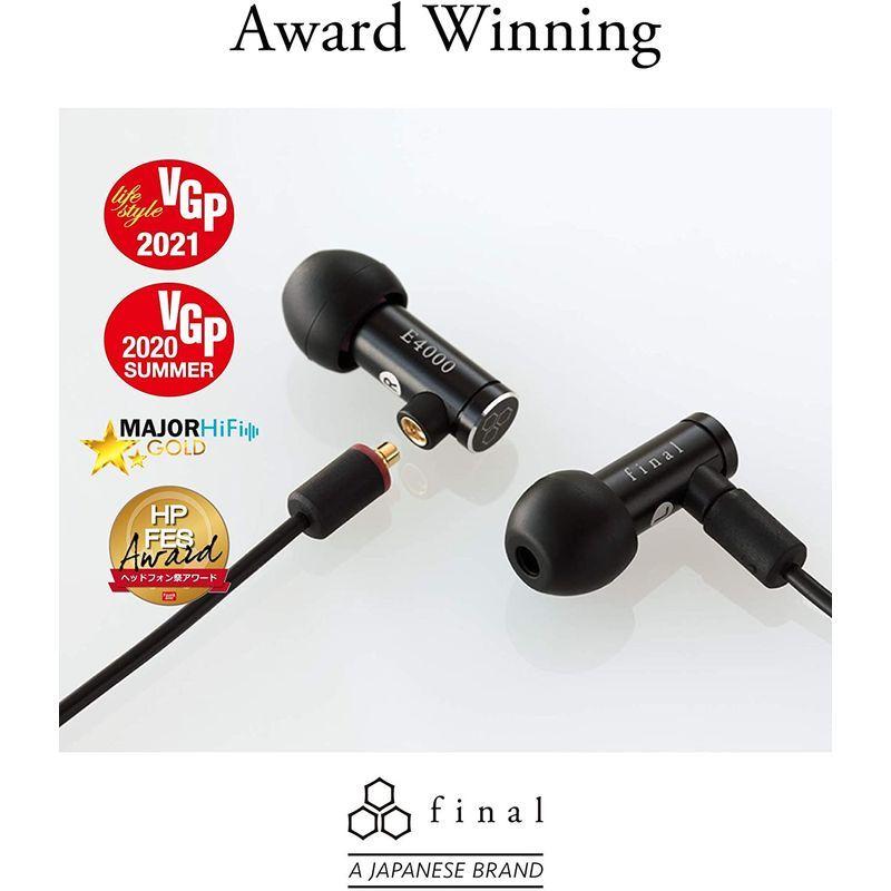 final E4000 カナル型イヤホン MMCX端子 リケーブル対応 ファイナル E4000 カナル型イヤホン MMCX端子 リケーブル対応 ファイナル