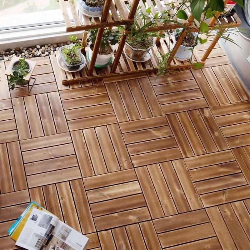 えるみストアウッドパネル 30枚×6箱セット ウッドデッキ ウッドタイル