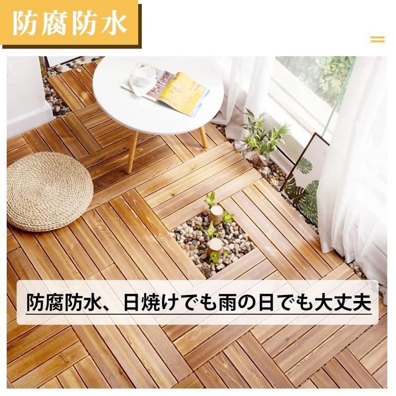 えるみストアウッドパネル 30枚×6箱セット ウッドデッキ ウッドタイル