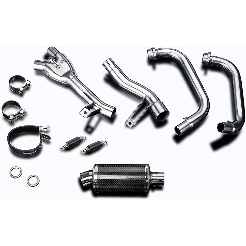 大人気 DELKEVIC フルエキ カーボンレースマフラーSUZUKI GW250 INAZUMA 2013-2018 ダウンパイプ マフラー CO 【7677742265】(26982円)