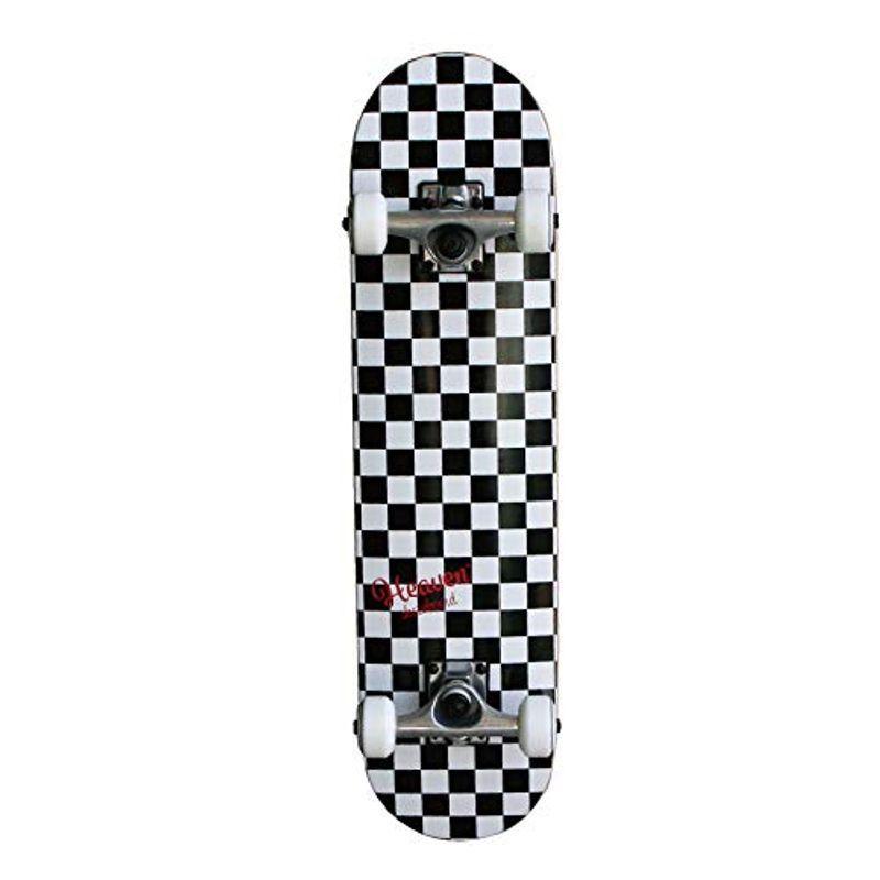 スケートボード 28.5×7.357インチ 72.4×18.7cm HEAVEN JUNIOR SKATEBOARD CHECKER チェッ