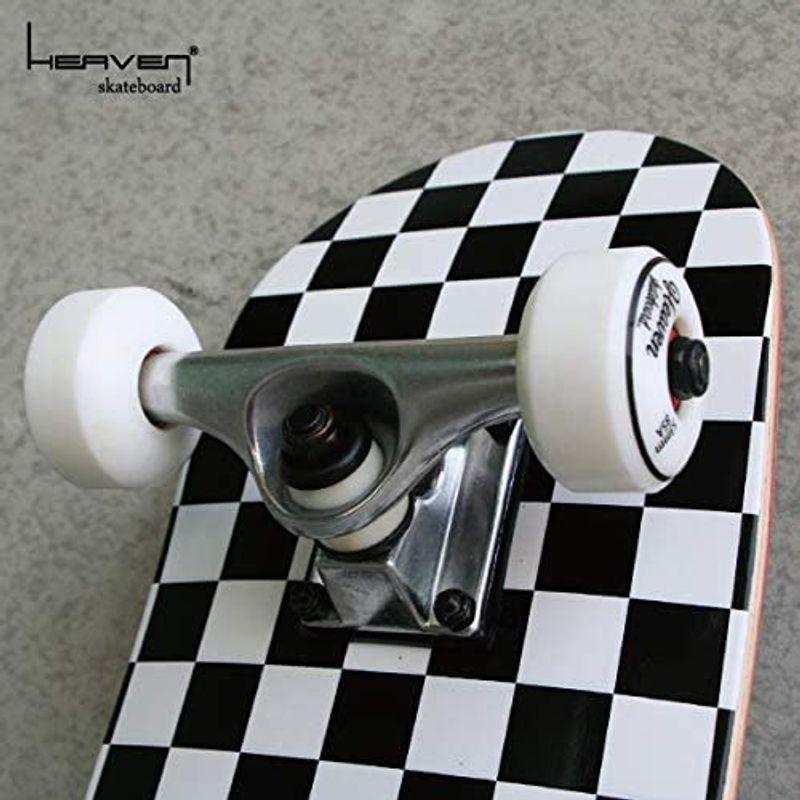 スケートボード 28.5×7.357インチ 72.4×18.7cm HEAVEN JUNIOR SKATEBOARD CHECKER チェッ HEAVEN スケートボード 5×7 357インチ 4×18 7cm JUNIOR SKATEBOARD CHECKER チェッ メイプル 7ply
